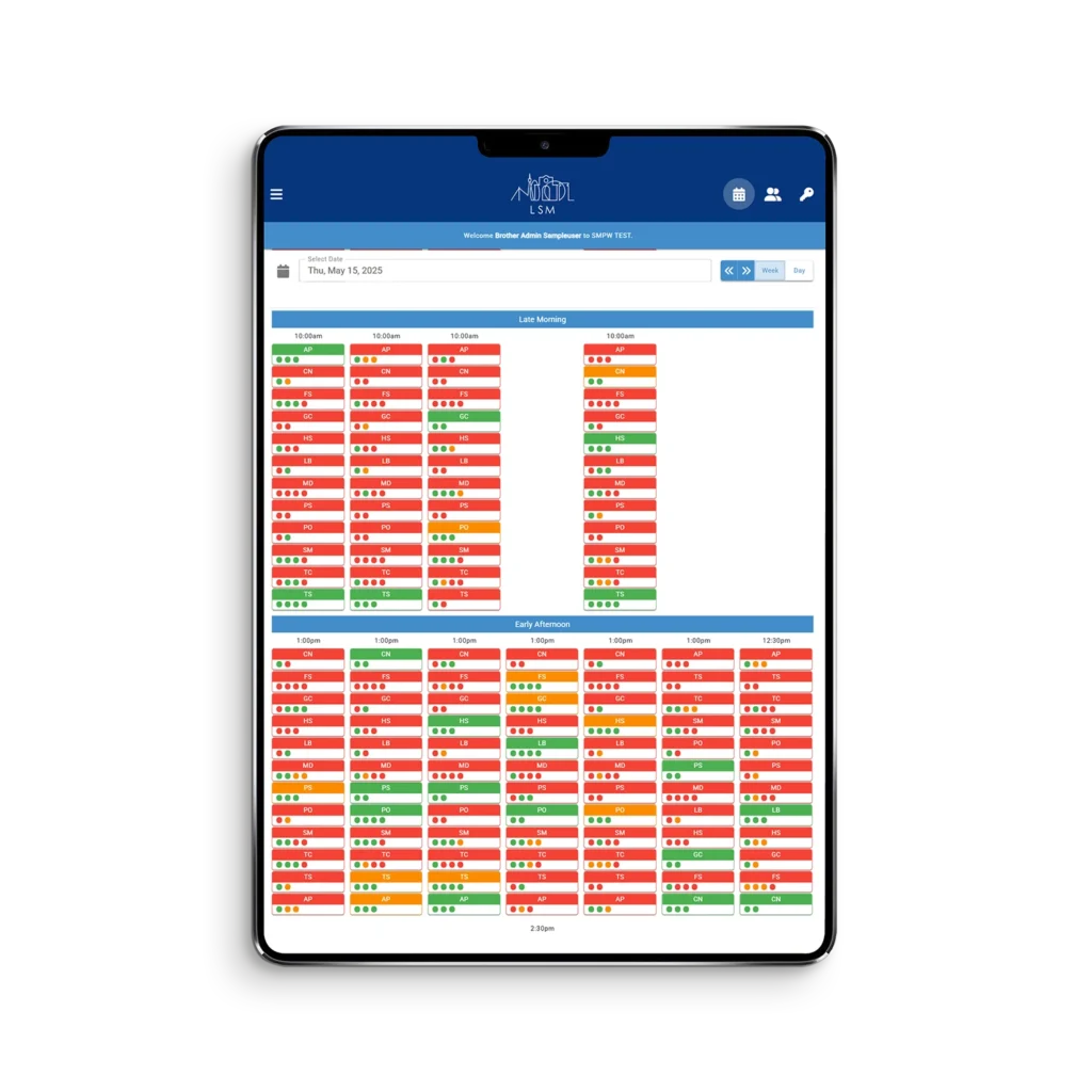 Shift Scheduler admin feature