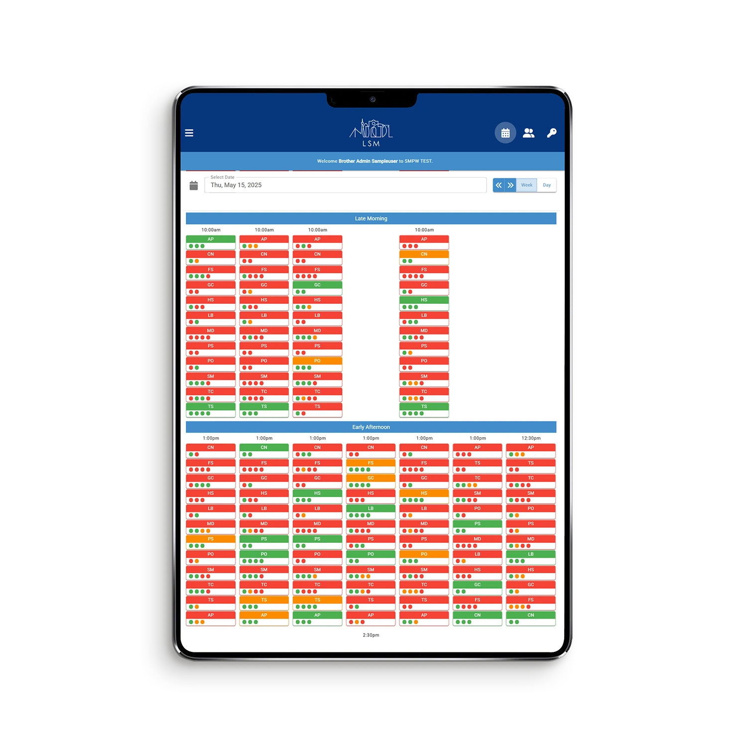 Shift Scheduler admin feature