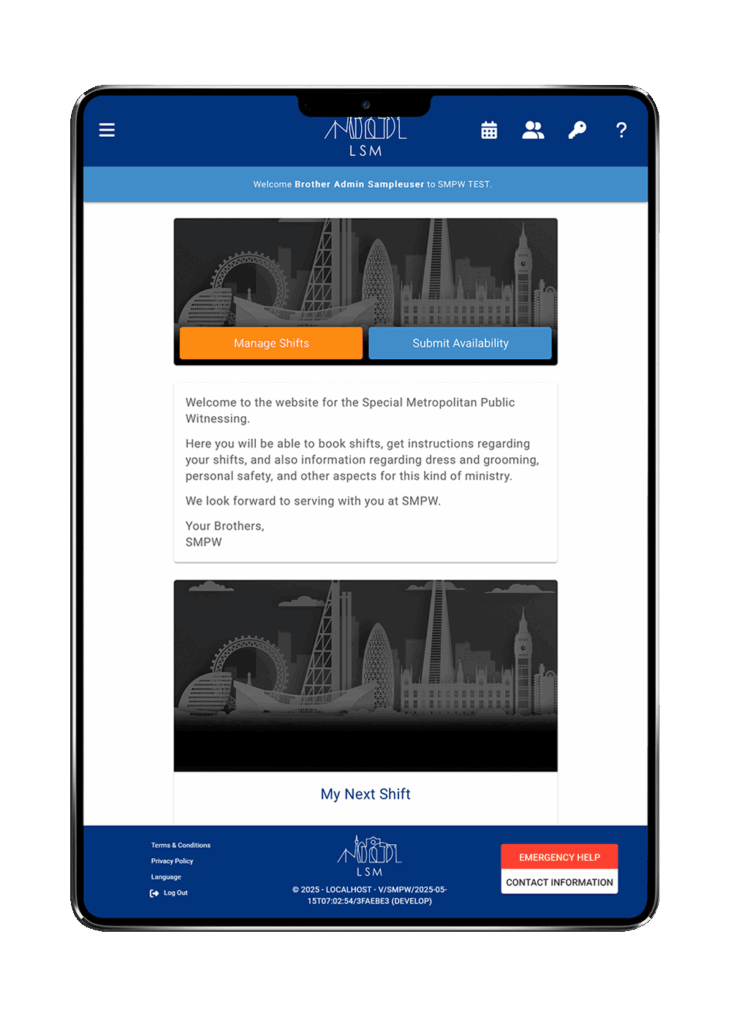 Sapphire theme colour scheme